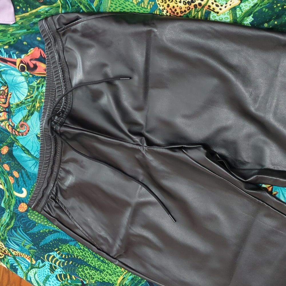 Faux Leather Pants